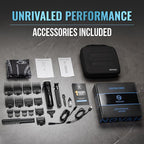 Novah Professional Hair Clippers for Men, Professional Barber Clippers and Trimmer Set, Mens Cordless Clipper, Fade Haircut Kit, Electric Hair Cut Machines