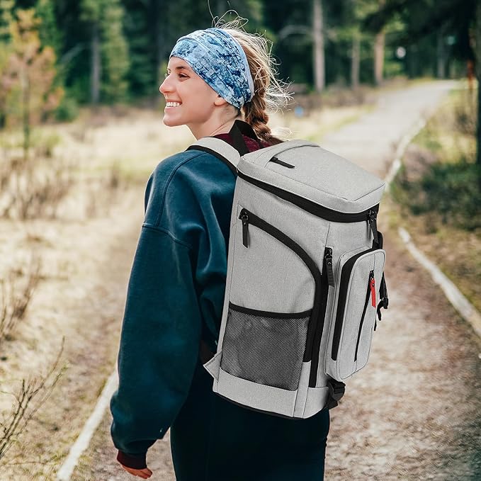TUGUAN Cooler Backpack 36 Cans Insulated Leak Proof Lightweight Lunch Backpack - Image 7