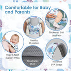 Newborn Baby Front Carrier Backpack, Toddler Baby Body Carrier, 7-66 Lbs - Image 3