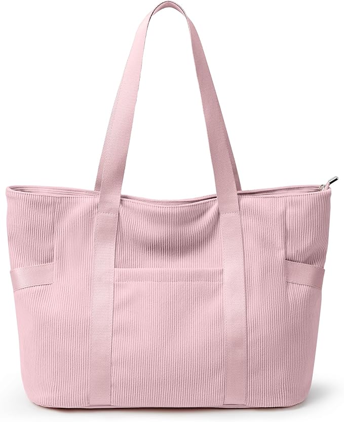 Tote Bag for Women with Zipper, Travel Tote Bags with Compartments Large by Unknown