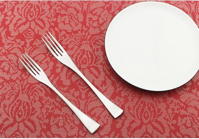 24-Piece Flatware Set, Extra Thick Heavy Duty - Image 5