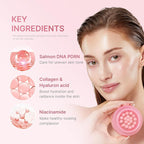 medicube Uneven Skin & Firm Duo: Deep Vitamin C Golden Capsule Face Moisturizer and Salmon DNA PDRN Pink Collagen Capsule Cream