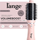 L'ANGE HAIR VolumeBoost 60mm 2-in-1 Ceramic Volumizing Brush Dryer | Fast Drying & Styling for Frizz-Free, Voluminous Blowouts | Ceramic-Coated Barrel (Blush)