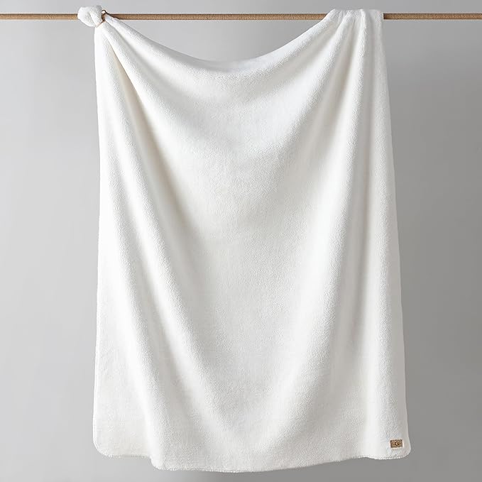 UGG Whitecap Plush Throw Blanket Fleece Lightweight Soft Cozy Throw - Image 7