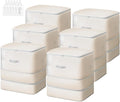 Comforter Storage Bag - 130L Large Capacity Blanket Storage Bags 3-Layer Ultra by EasortmPackingCubes