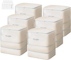 Comforter Storage Bag - 130L Large Capacity Blanket Storage Bags 3-Layer Ultra by EasortmPackingCubes