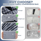 Vacuum Seal Bags for Clothing Travel w/Wireless Pump, Space Saver Vacuum - Image 3