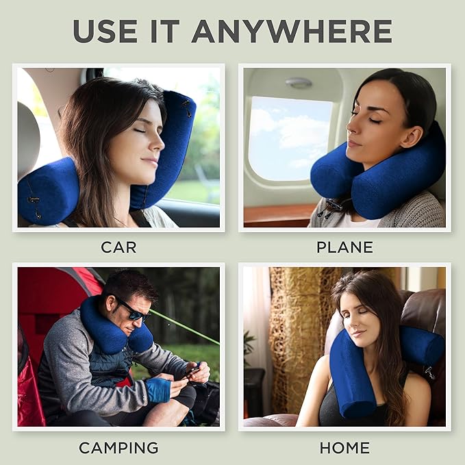 Dot&Dot Twist Memory Foam Travel Pillow - Image 5