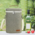 ZORMY 2 Bottle Insulated Wine Carrier Bag - Image 8