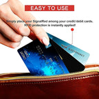 SaiTech IT 2 Pack RFID Blocking Card, One Card Protects Entire Wallet Purse - Image 7