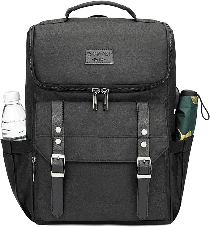 YALUNDISI Vintage Backpack Travel Laptop Backpack - Image 2