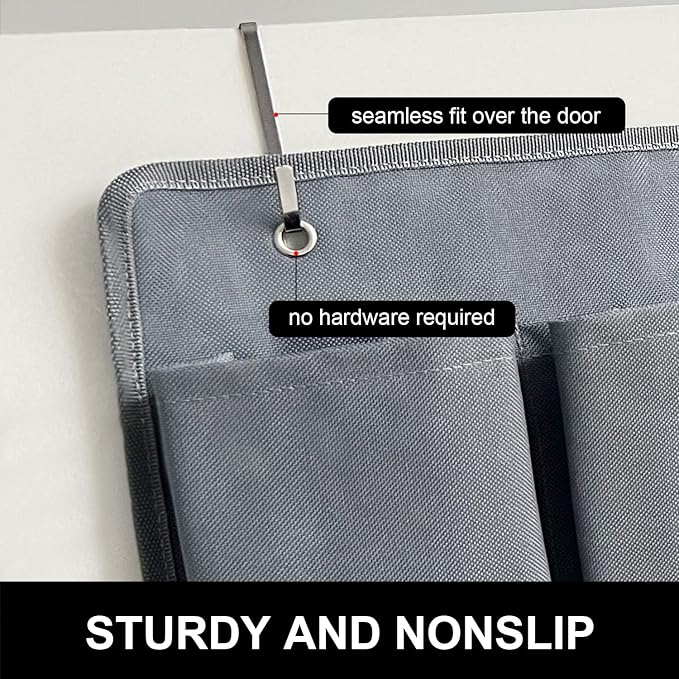 RV Shoe Pockets 10 Pockets Heavy Hanging Bedside Storage Organizer - Image 7