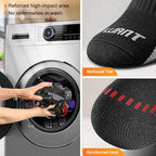 BULLIANT Compression Socks for Men 6Pairs, Athletic Crew Socks Cushioned For - Image 9