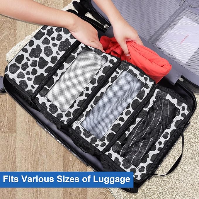 Suitcase Organizer, Travel Luggage Organizer Portable Hanging Travel Shelves - Image 3