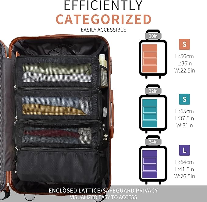 Suitcase Organizer Travel Bags Organizer - Image 8