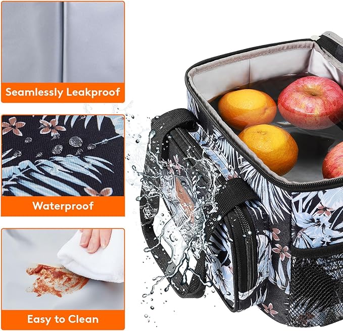 Lifewit Medium Lunch Bag Insulated Lunch Box Soft Cooler Cooling Tote - Image 4