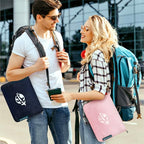 PAVILIA Travel Blanket and Pillow, Arms Opening Airplane Blankets - Image 9