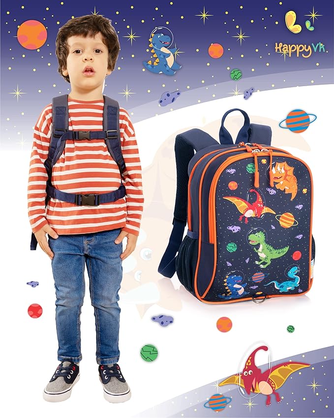 HappyVk- Backpack with Leash for Kids-Anti Lost Walking Toddler Leash-Dinosaur - Image 6