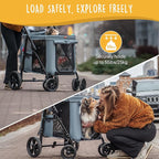 Scout Pet Stroller, 4-Wheel Design - Image 4