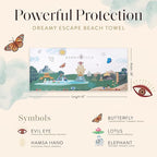 KARMA AND LUCK Dreamy Escape Beach Towel - Image 2