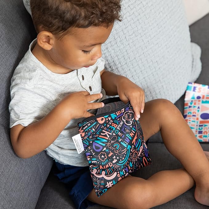 Bumkins Reusable Sandwich and Snack Bags, - Image 3