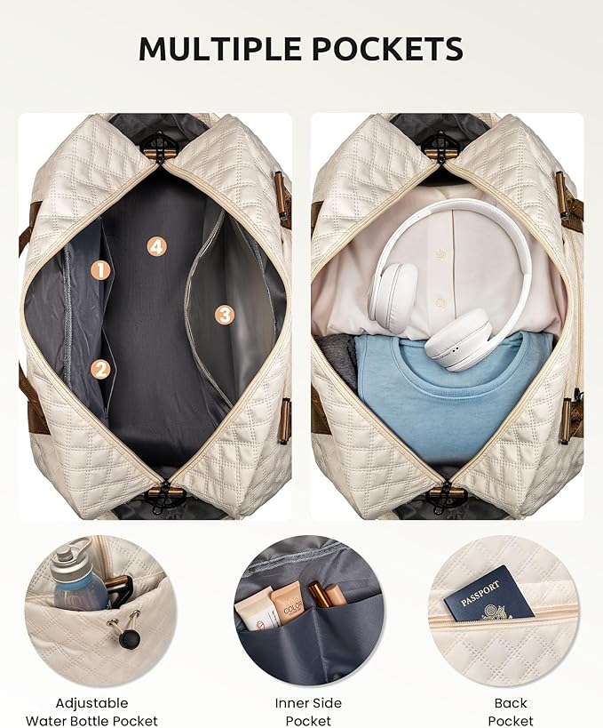 Birthday Gifts-for Women-Initial Duffle Bag - Image 5