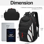 Boavan Laptop Backpack for men, 17.3 inch Laptop Bag - Image 2