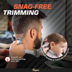 Fagaci Professional Hair Clippers for Men & Hair Clips for Styling Sectioning, Barber Clippers for Hair Cutting, Cordless Hair Clippers and Trimmers Set, Maquina de Cortar Cabello, Haircut Barber Kit
