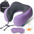 napfun Neck Pillow for Traveling, Upgraded Travel Neck Pillow for Airplane 100% by NAPFUN
