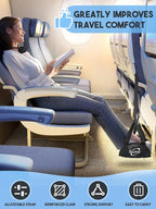 Airplane Foot Hammock, Upgraded Anti-Squeeze Foot Rest - Image 6