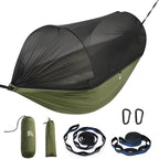Miztli Camping Hammock -Portable Hammock w/Spacious Net & Tree Straps by MIZTLI