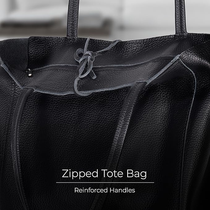 Italian Calf Leather Tote for Women - Image 3