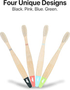 Sea Turtle Plant-Based Bristles, Bamboo Toothbrushes, Soft Natural Toothbrush - Image 3