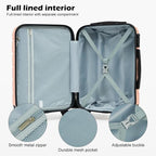 LONG VACATION 6 Piece ABS+PC Hardshell Luggage Set - Image 4