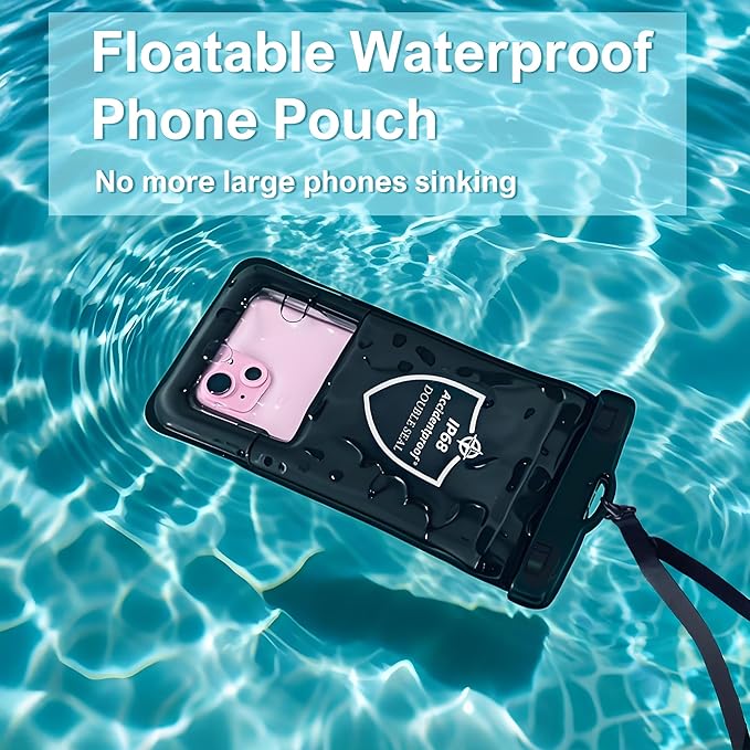 AiRunTech Large Waterproof Phone Pouch, River Lake Essential Accessories - Image 2
