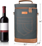 Tirrinia 2 Bottle Wine Gift Tote Carrier - Image 4