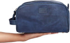 LEATHER VILLAGE Premium Leather Toiletry Travel Pouch - Image 9