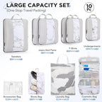 10 Set Compression Packing Cubes - Image 2
