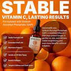GlowMedik Vitamin C Serum for Face - Illuminating Brightening Serum for Dark Spots - Dark Spot Corrector with Hyaluronic Acid & Vitamin E - Fine Lines & Wrinkles, Sensitive Skin, Made in USA 2 fl oz