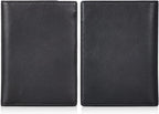 Polare Napa Leather Passport Holder RFID Blocking Travel Bifold Wallet Passport - Image 5