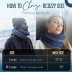 BCOZZY Travel Neck Pillow for Airplane– Patented Double Support for Head - Image 6