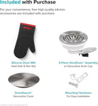 KRAUS Dex 17-Inch Undermount Single Bowl TRU16 Gauge Stainless Steel Kitchen - Image 14
