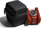 single watch travel case, hard watch case with/compartment - Image 9