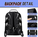 Z-MGKISS Large Travel Backpack for Men, TSA Flight Approved Business Backpack - Image 2