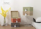 YueYue Cloth Foldable Fabric Bins Box Storage - Image 2