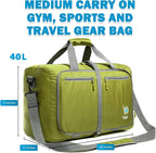 Bago Foldable Duffel Bags for Traveling Women & Men - 40L Sports Packable - Image 3