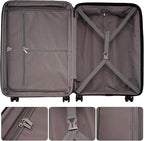 PRIMICIA GinzaTravel Rune series expandable 3 Luggage Sets, Lightweight - Image 7