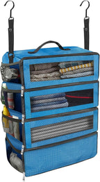 Suitcase Organizer, Travel Luggage Organizer Portable Hanging Travel Shelves by Unknown