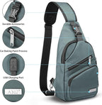 AMJ Crossbody Sling Bag Men Women, Casual Shoulder Backpack, Chest Daypack - Image 3