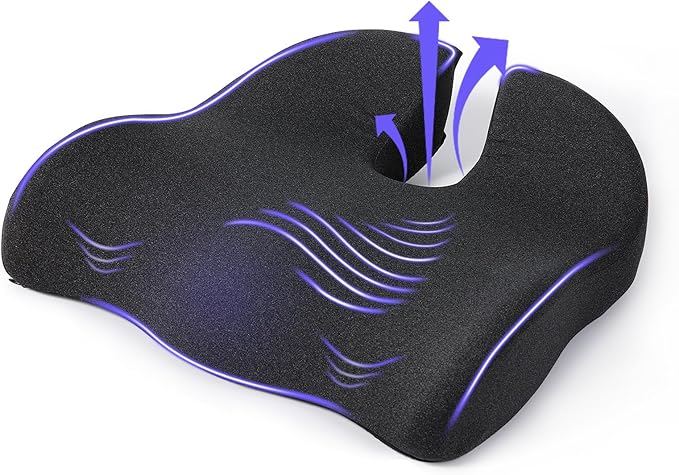 Seat Cushion for Office Chair, Large Thick Seat Cushion for Tailbone Pain Relief by DAPOTUGI
